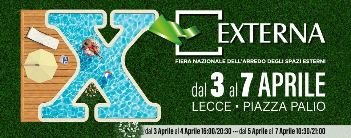 EXTERNA EXPO 2019 – FIERA NAZIONALE DELL’ARREDAMENTO DEGLI SPAZI ESTERNI